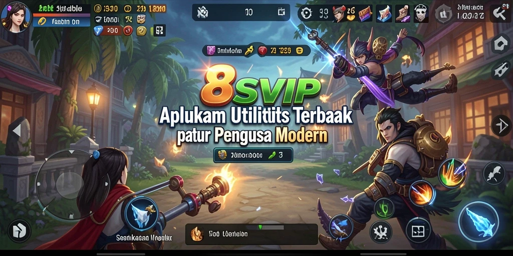 Tampilan antarmuka aplikasi 8SVIP yang modern dan fungsional.