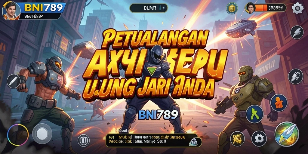 Screenshot menampilkan aksi seru dalam gameplay BNI789.