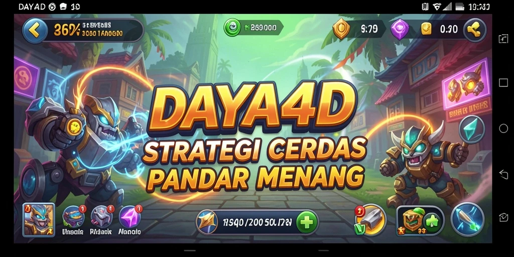 Tangkapan layar dari gameplay DAYA4D yang intens dan strategis.