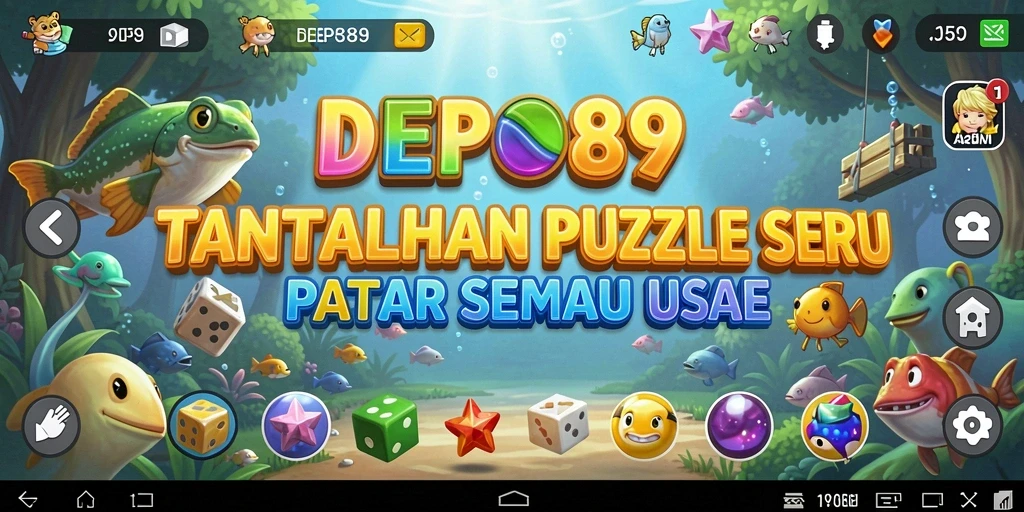 Tampilan gameplay DEPO89 dengan berbagai tantangan puzzle menarik.