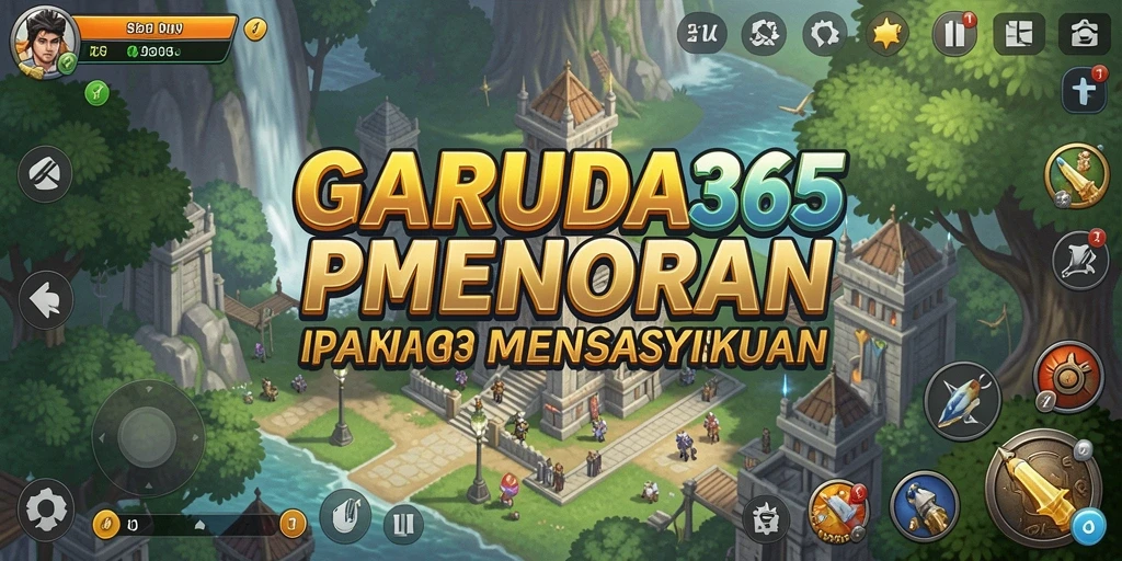 Tampilan gameplay menarik GARUDA365 dalam Tower Defense.