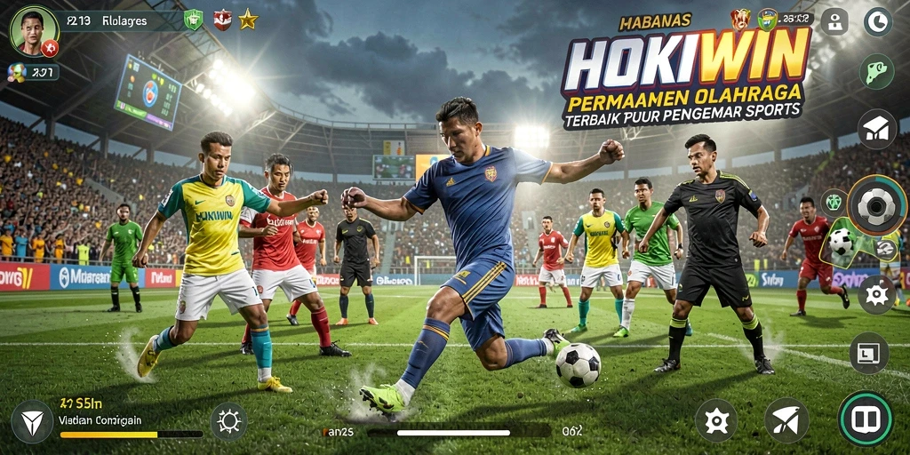 Tampilan gameplay HOKIWIN yang memukau dan dinamis.