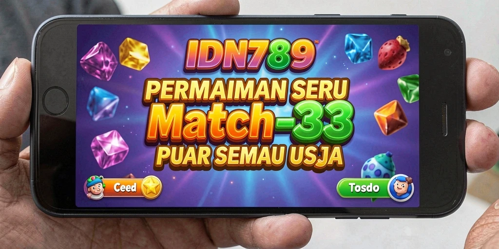 Gameplay seru IDN789 dengan grafis warna-warni.