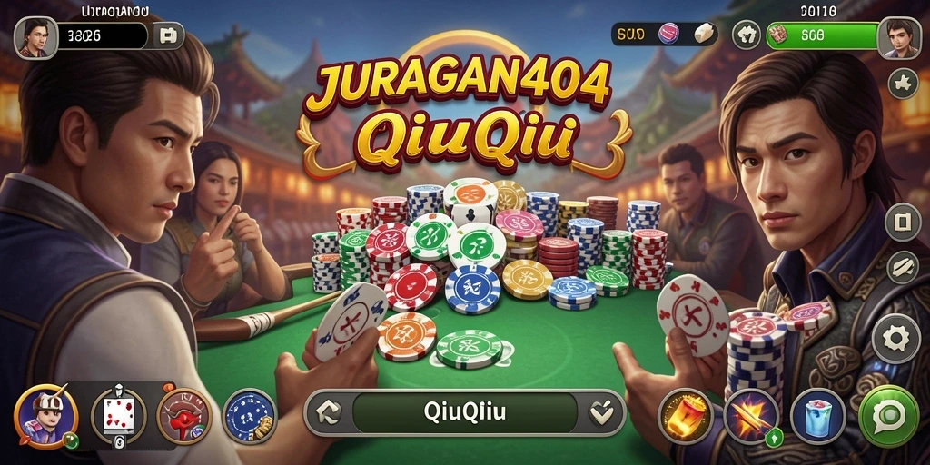 Tangkap layar gameplay seru JURAGAN404 yang penuh strategi QiuQiu.