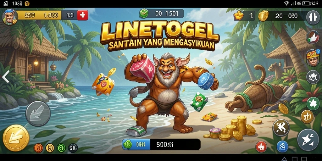 Tampilan menarik dari gameplay LINETOGEL yang seru dan sederhana.