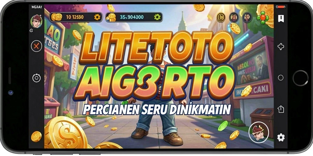 Screenshot gameplay LITETOTO menampilkan aksi seru di dalam game arcade.