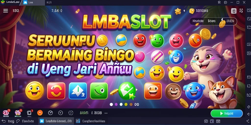 Tampilan gameplay LMBASLOT yang mengasyikkan dan interaktif