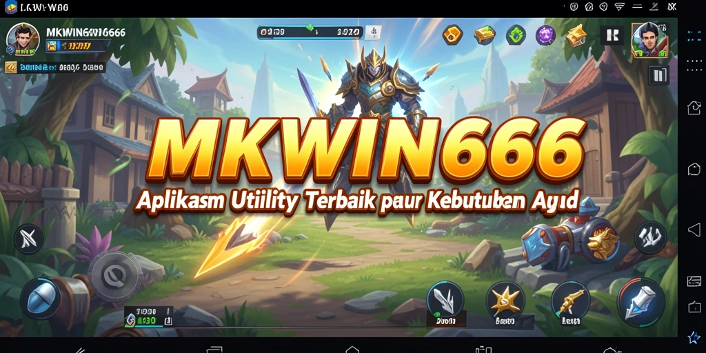 Tampilan antarmuka aplikasi MKWIN666 yang user-friendly dan fitur canggih.