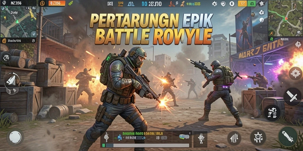 Screenshot gameplay yang mendebarkan di MZ356.