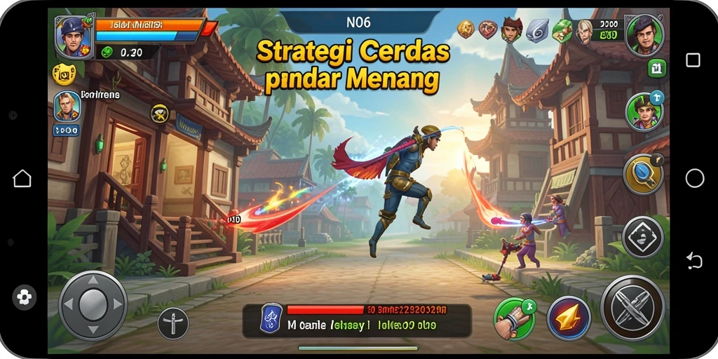 Tampilan gameplay N06 yang menegangkan dan strategis.
