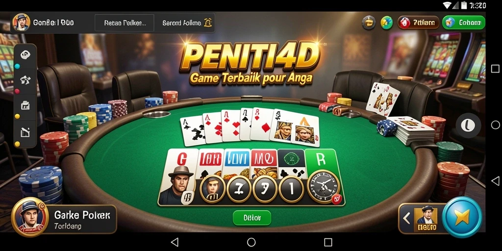 Tampilan gameplay seru PENITI4D dengan grafik poker yang menarik.
