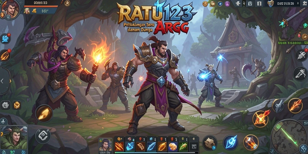 Tampilan gameplay seru dalam RATU123 dengan aksi pertempuran yang dinamis.