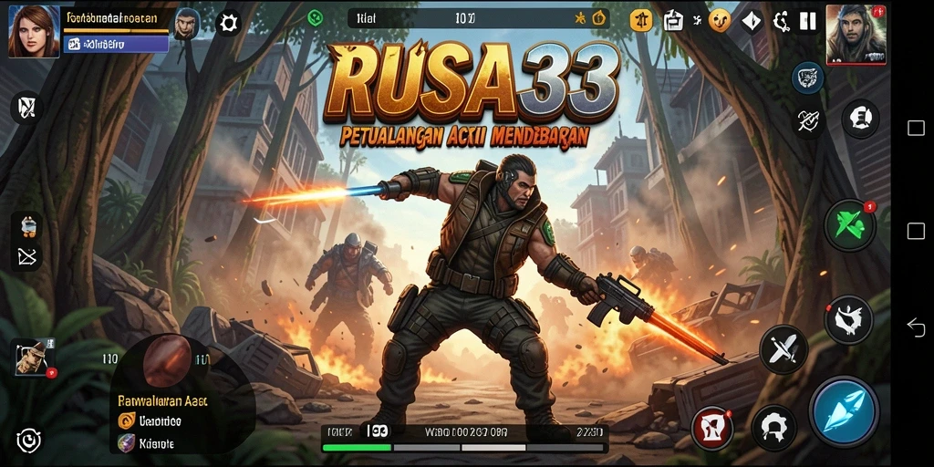 Tampilan gameplay RUSA33 yang penuh aksi dan menegangkan.
