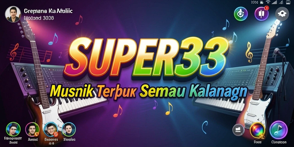 Tampilan gameplay SUPER33 yang seru dan menarik.