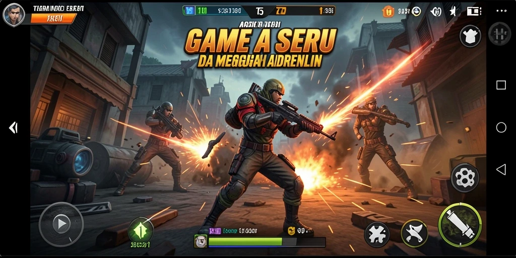 Tampilan gameplay T6 yang penuh aksi dan seru.