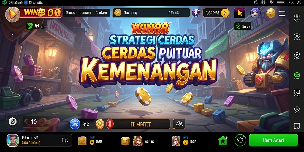 Tangkapan layar gameplay WIN88 menampilkan pertempuran strategi yang mendebarkan.
