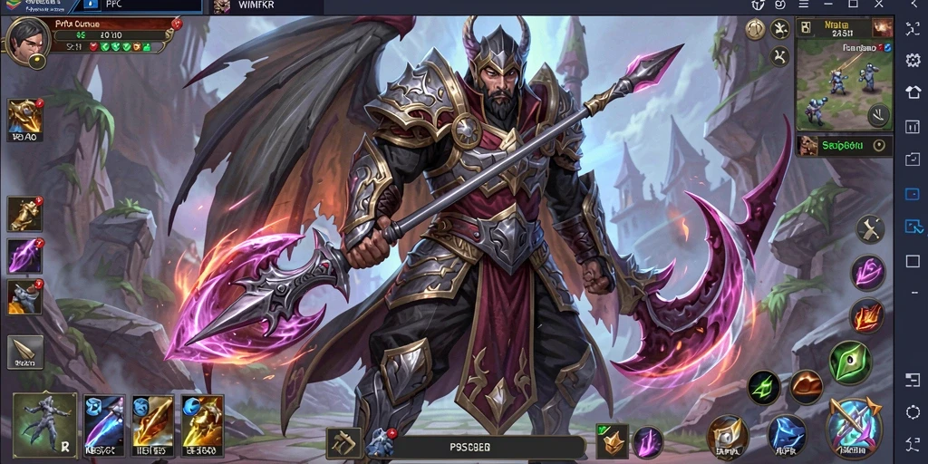 Tampilan gameplay mendebarkan dalam dunia ARPG yang menakjubkan.
